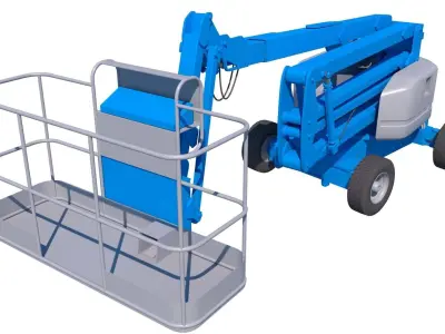manlift scissor lift 3D model