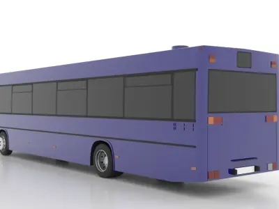Avtomontaza - Mercedes-Benz O405 Low Low-poly 3D model