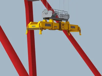Crane  models  Low-poly 3D model