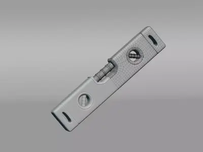 Spirit level Low-poly 3D model order