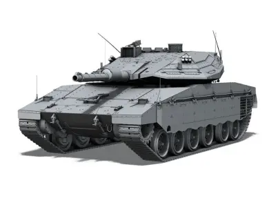 Merkava IV MBT 3D model purchase