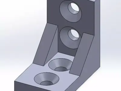 Right angle support Right angle bracket Free 3D print model