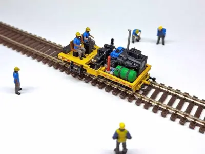 N Scale Spike Puller MOW 3D print model