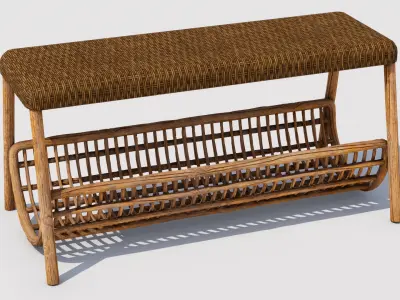 Bench 03 3D model