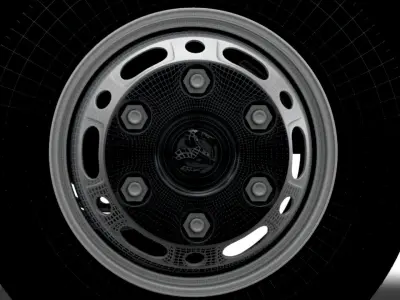 Dodge Sprinter Van 2009 wheel 3D model