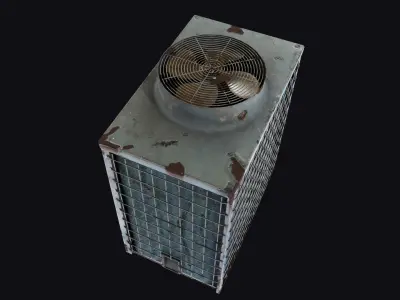 Air Condition v2 Low-poly 3D model