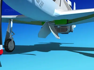 P-51 Mustang Sport V04 3D model