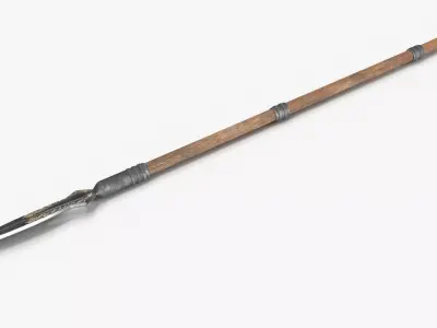 Spear V2 PBR Low-poly 3D model