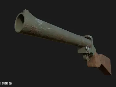 Smith Wesson Model 276 Gas Gun 3D model