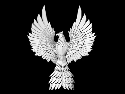 Rare Garuda Bird 3D model