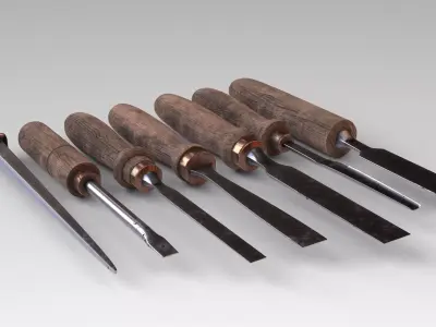 Tools package 01 Low-poly 3D model