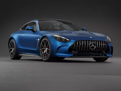 2024 Mercedes-Benz AMG GT 63 Coupe Blue 3D model