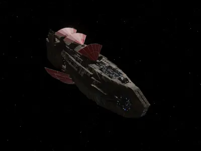 Hutt Battlecruiser II 3D model