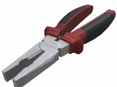 Pilash Plier Tool Low Poly Low-poly 3D model