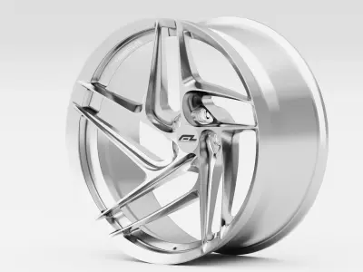 Renzo Forgedlite TD5 Rim 3D model