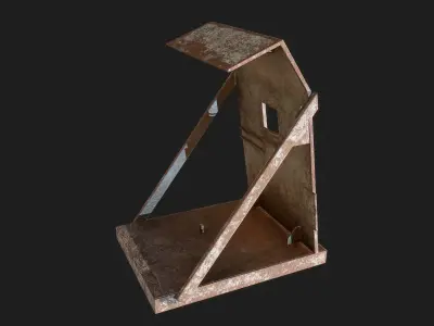 Metal Stand Low-poly 3D model purchase
