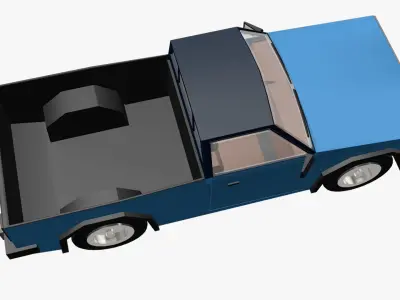 Pickup Truck 3D model purchase
