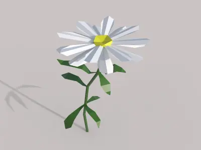 Flower Free low-poly 3D model