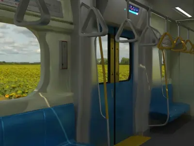 MRT Train 3D model