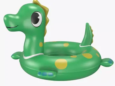Dinosaur Pool Float swim ring 3D model