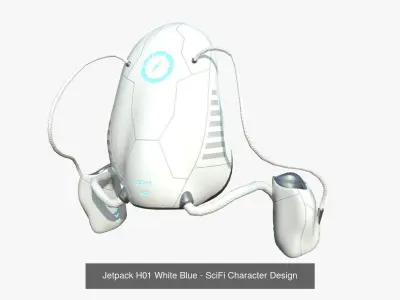 10 Jetpacks H Collection - SciFi Character Design