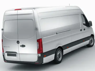 Mercedes Sprinter 2018 long L2H3 L3H2 L3H3 3D model