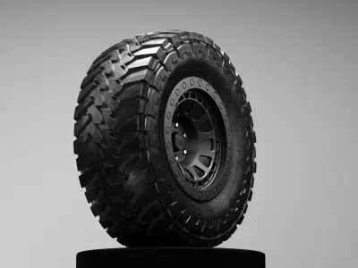 Toyo Open Country MT  Low Poly Low-poly 3D model