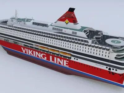 Silja Europa - Viking Line 3D model