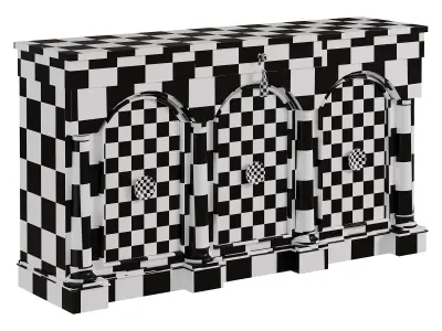 THEA CREDENZA by Bakerfurniture 3D model purchase