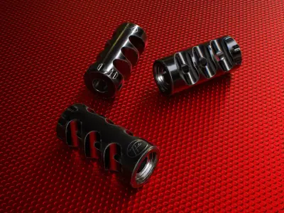 GUN COMPENSATOR Low Poly Low-poly 3D model