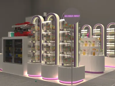 CANDY BOOTH 3D model