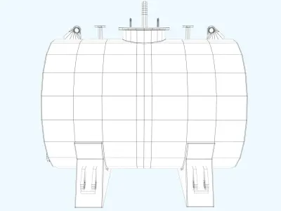 Storage Tank 3D model buy