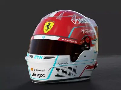F1 Charles Leclerc Helmet 2026 3D model