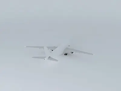 Template Airbus A330F Free 3D model