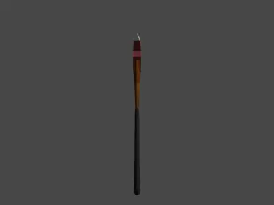 Fire Axe Free low-poly 3D model buy