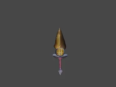 Zeloeman Sword A 45 Low-poly 3D model