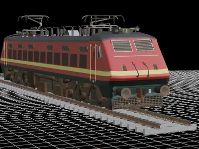 Train wap 4 3D model