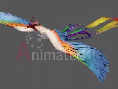 Phoenix Ver2 Free low-poly 3D model