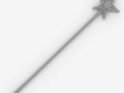 Magical wand 3D model purchase