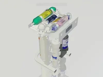PurePro Water Filter 3D model