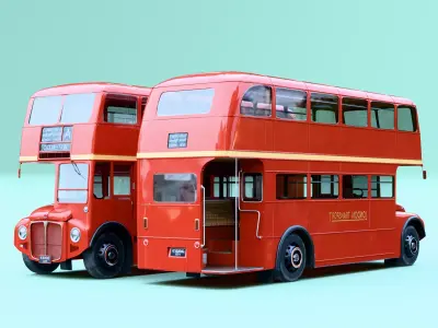 Routemaster Bus Free 3D model