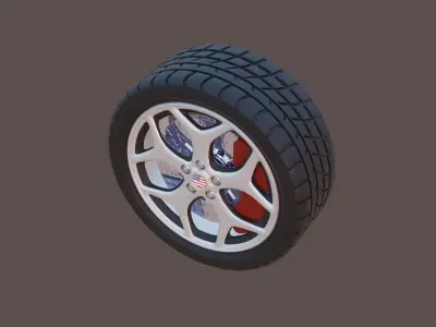 Rims frost floke design 3D model