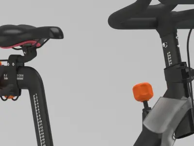Peloton Bike Gym 3D model