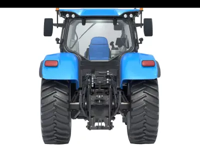 NewHolland Tractor T6 Low-poly 3D model