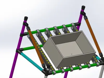 Tube racking 3D model