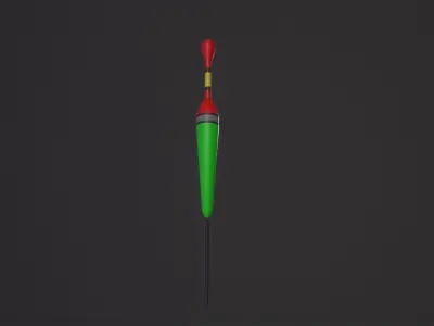 Fishing Float 3D Model Low-poly 3D model