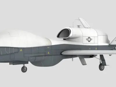 Northrop Grumman MQ-4C Triton 8K Drone 3D model