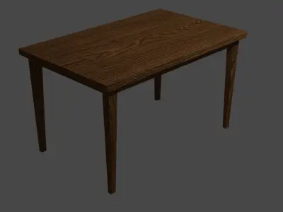 3D table Free 3D model