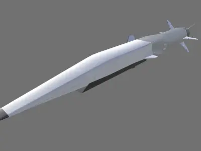 Zircon 3M22 Missile Low-poly 3D model