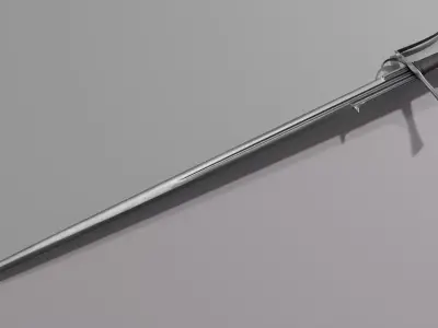 Doge Sword Low-poly 3D model
